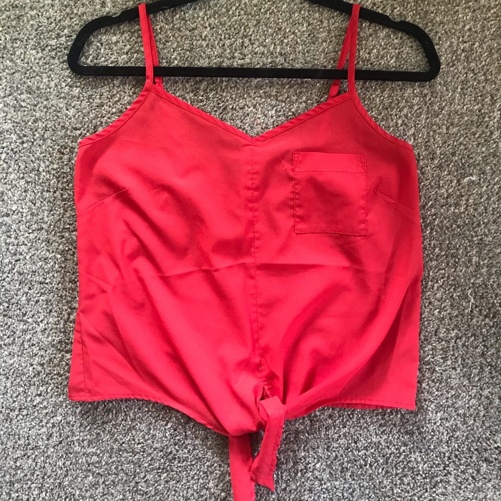 Tie Front Top